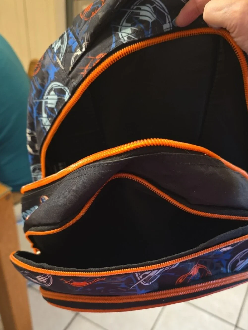 Born to Win Black & Orange Men's Backpack